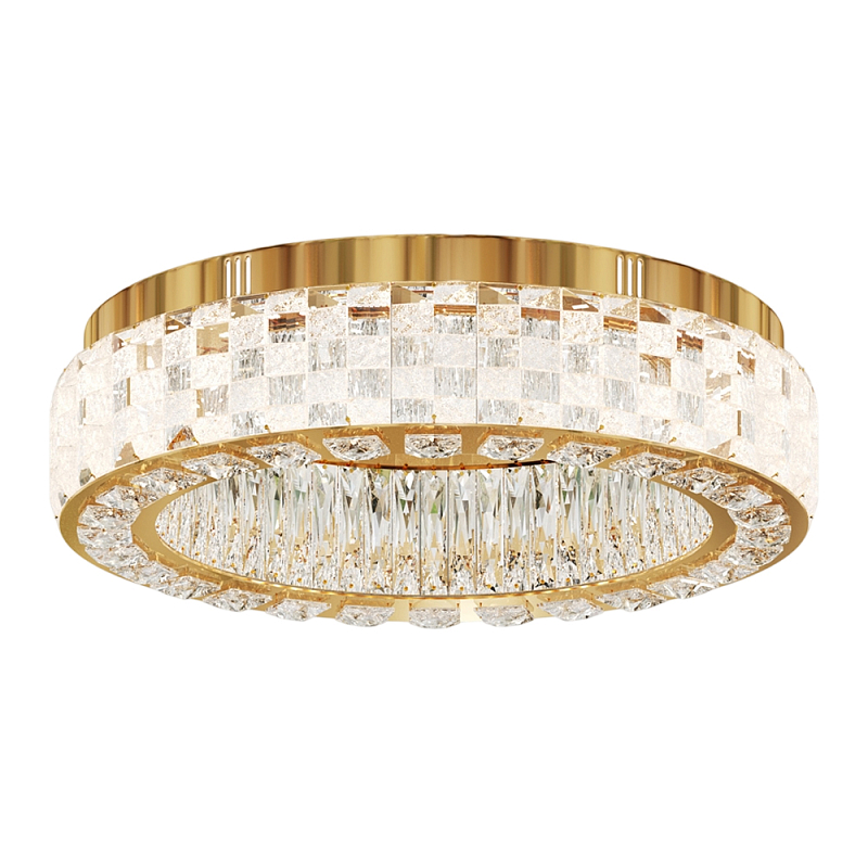 Потолочный светильник Castello 3000К 32Вт Золотой Прозрачный в Липецке | Loft Concept 