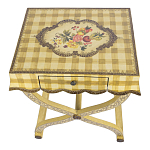 Приставной столик с ящиком в стиле ретро Vintage Rustic Tablecloth варинант исполнения - 4 | Loft Concept в Липецке