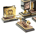 Настольный письменный набор из яшмы Manager Organizer варинант исполнения - 3 | Loft Concept в Липецке