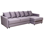 Диван трехместный раскладной Giorgio Sofa серый варинант исполнения - 1 | Loft Concept в Липецке