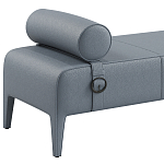 Кушетка Cuba из натуральной кожи с валиком  варинант исполнения - 3 | Loft Concept в Липецке