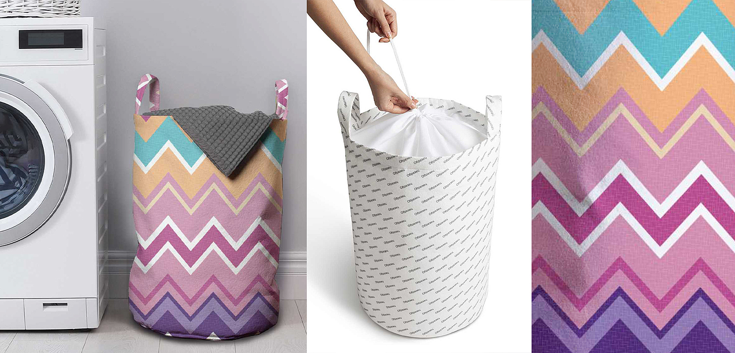 Корзина Color Zigzag Basket Корзина Color Zigzag Basket - Loft-Concept в Липецке