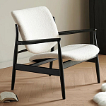 Кресло с каркасом и ножками из древесины и мягкими сиденьем и спинкой Venice варинант исполнения - 2 | Loft Concept в Липецке