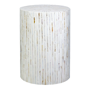 Столик с инкрустацией с перламутровым узором Dominic White