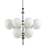 Люстра со вставками из керамики SkyEast 12 ламп варинант исполнения - 1 | Loft Concept в Липецке