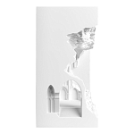 Встраиваемый в стену гипсовый светильник под покраску с эффектом разрушенной стены Antiquity Athena варинант исполнения - 4 | Loft Concept в Липецке