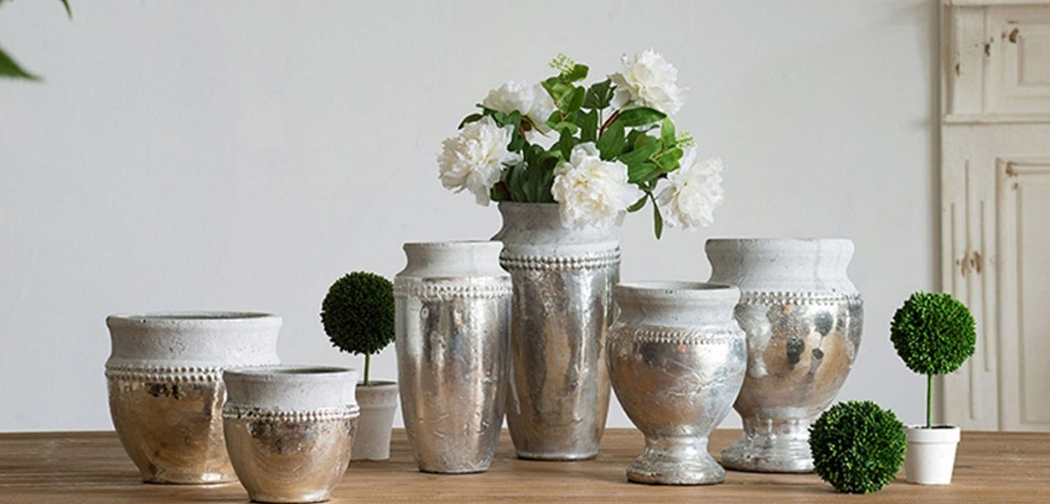 Ваза Vase Argenta silver 27 Ваза Vase Argenta silver 27 - Loft-Concept в Липецке
