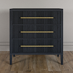 Комод Primo с 3 выдвижными ящиками Черный дуб варинант исполнения - 1 | Loft Concept в Липецке