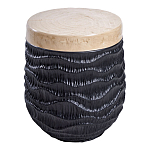 Приставной столик с фактурой под натуральное дерево Immortality варинант исполнения - 1 | Loft Concept в Липецке