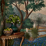 Обои ручная роспись Hill Country Scenic Special Colourway on scenic paper варинант исполнения - 5 | Loft Concept в Липецке