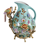 Кувшин с птичкой и  цветочным рисунком Blue Garden варинант исполнения - 1 | Loft Concept в Липецке
