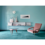 Дизайнерская подвесная полка Gio Ponti D.355.1 - D.355.2 Hanging Bookcase варинант исполнения - 3 | Loft Concept в Липецке