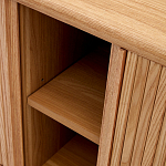 Буфет с 2-мя раздвижными дверцами из ясеневого шпона Toinette варинант исполнения - 3 | Loft Concept в Липецке