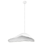 Подвесной светильник с асимметричным волнообразным абажуром и фактурной бахромой по краю Tactile Line варинант исполнения - 4 | Loft Concept в Липецке