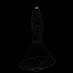 Подвесной светильник из металла Geometry of Beauty варинант исполнения - 4 | Loft Concept в Липецке
