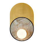 Бра с каменным диском в металлической раме Sandstone Painting варинант исполнения - 1 | Loft Concept в Липецке