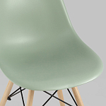 Пластиковый стул на ножках из массива бука Eames Mint варинант исполнения - 7 | Loft Concept в Липецке