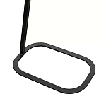 Столик приставной с прямоугольной серой столешницей Steel Stable Table варинант исполнения - 3 | Loft Concept в Липецке