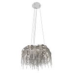 Люстра подвесная круглая с изогнутыми металлическими дугами и ниспадающими цепочками 65 см Atlantis Chain варинант исполнения - 12 | Loft Concept в Липецке