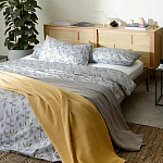 Постельное белье из сатина с рисунком 200х220 см Aurora Allure Sprout варинант исполнения - 3 | Loft Concept в Липецке