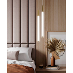 Подвесной светильник Cateline Brass Tube Hanging Lamp варинант исполнения - 2 | Loft Concept в Липецке