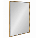 Зеркало прямоугольное в фактурной золотой раме Reflective Fabric варинант исполнения - 1 | Loft Concept в Липецке