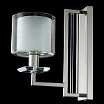 Бра с геометрическим каркасом из металла и цилиндрическим стеклянным плафоном Laurent варинант исполнения - 3 | Loft Concept в Липецке