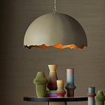 Подвесной светильник в форме купола с сочетанием золотого и оливкового цвета Eggshell варинант исполнения - 3 | Loft Concept в Липецке