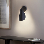 Бра с поворотным плафоном Aracea Black Wall Lamp варинант исполнения - 9 | Loft Concept в Липецке