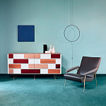 Дизайнерский широкий комод с ящиками Gio Ponti D.655.1 D.655.2 Chest of Drawers варинант исполнения - 3 | Loft Concept в Липецке