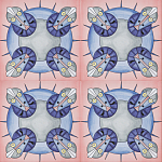 Плитка дизайнерская с узором Экипаж варинант исполнения - 1 | Loft Concept в Липецке