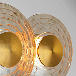 Бра из трех стеклянных фактурных дисков Eyepiece варинант исполнения - 4 | Loft Concept в Липецке