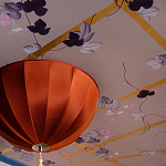 Обои ручная роспись Morning Glory Original colourway on shot slub silk варинант исполнения - 2 | Loft Concept в Липецке