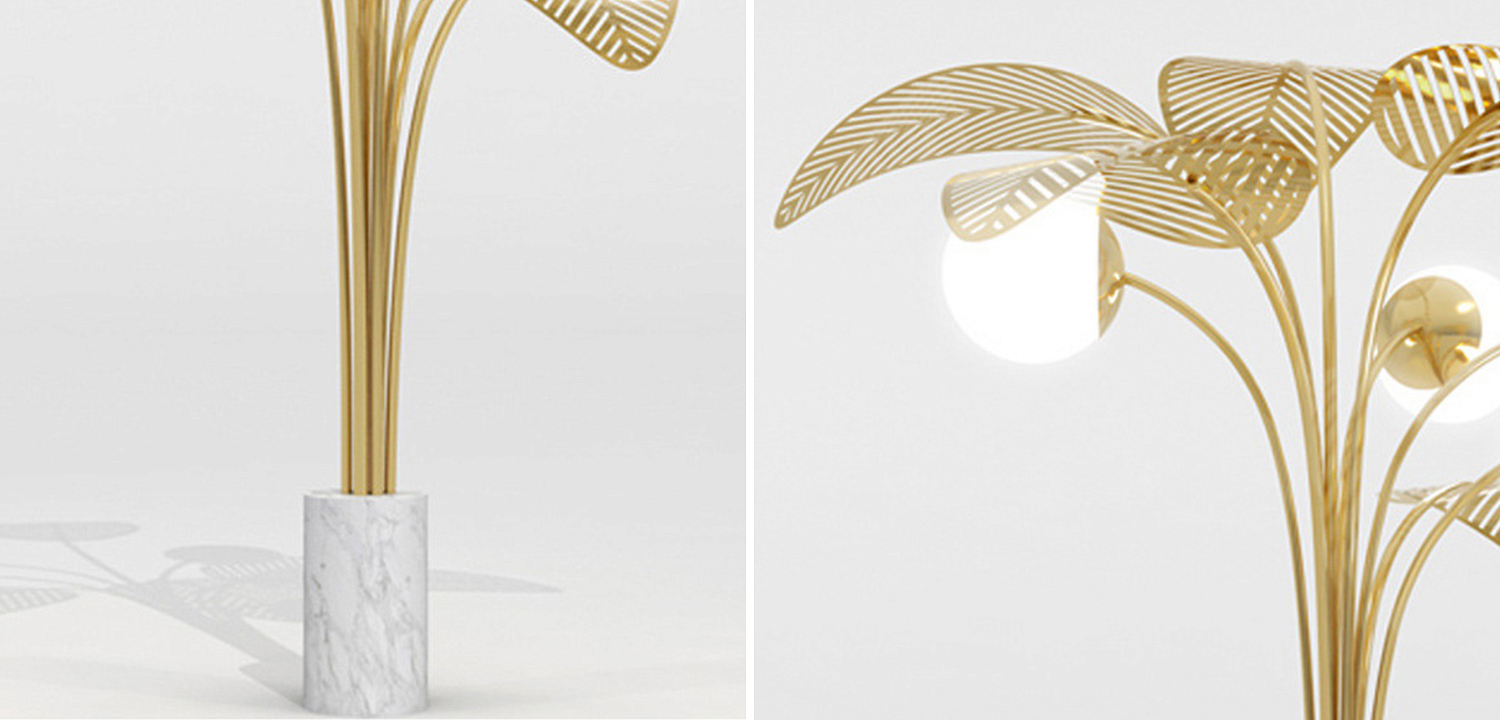 Торшер Palm Tree Light Three Floor Lamp Торшер Palm Tree Light Three Floor Lamp - Loft-Concept в Липецке