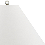 Настольная лампа овальная с тропическим принтом Stylized Aalm Leaves Motif варинант исполнения - 3 | Loft Concept в Липецке