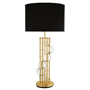 Настольная лампа Eichholtz Table Lamp Lorenzo Gold & black