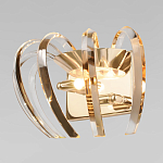 Бра золотого цвета с изогнутыми хрустальными элементами Radiant Ribbons варинант исполнения - 2 | Loft Concept в Липецке