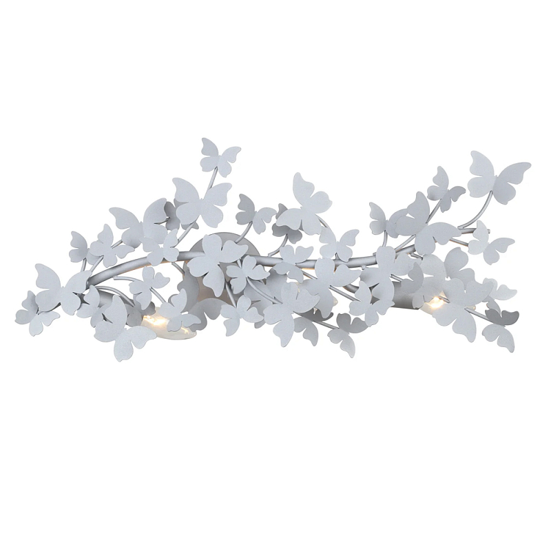 Бра оформленный в виде стаи бабочек Eternal Butterflies Серебряный Золотой в Липецке | Loft Concept 