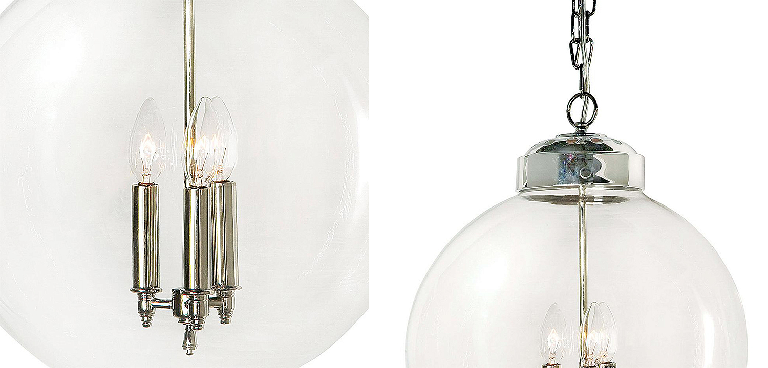 Подвесной светильник Conor Globe Hanging lamp Silver Подвесной светильник Conor Globe Hanging lamp Silver - Loft-Concept в Липецке