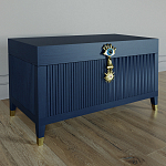 Большой дизайнерский Сундук Elsa Dreams Blue варинант исполнения - 4 | Loft Concept в Липецке