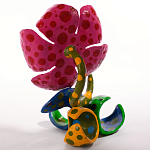 Декоративная статуэтка Yayoi Kusama Flowers that Bloom at Midnight Pink варинант исполнения - 2 | Loft Concept в Липецке