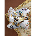 Шкатулка фиолетового цвета с рисунком бабочек и крышкой с фигуркой птицы на ветке Eden Garden варинант исполнения - 9 | Loft Concept в Липецке