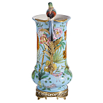 Ваза из фарфора с птицей на бронзовой ветке Garden of Eden варинант исполнения - 3 | Loft Concept в Липецке