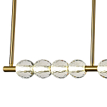 Линейная люстра Celestin Spheres Brass Linear Chandelier варинант исполнения - 2 | Loft Concept в Липецке