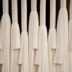 Декор на стену Белые Кисти Wall decor White Tassels варинант исполнения - 1 | Loft Concept в Липецке