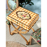 Приставной столик с ящиком в стиле ретро Vintage Rustic Tablecloth варинант исполнения - 7 | Loft Concept в Липецке