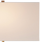 Торшер с прямоугольным абажуром на белом мраморном основании Asymmetry on Marble варинант исполнения - 3 | Loft Concept в Липецке