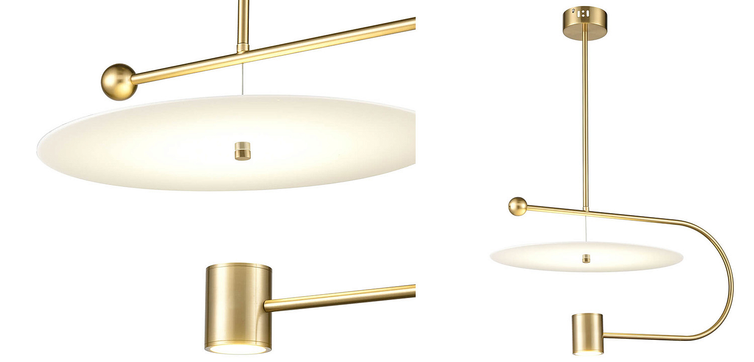 Подвесной светильник Gaspar Half Oval Подвесной светильник Gaspar Half Oval - Loft-Concept в Липецке