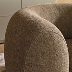 Дизайнерское полукруглое мягкое кресло CINNAMON Armchair варинант исполнения - 5 | Loft Concept в Липецке