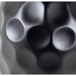 Столик журнальный с круглой деревянной столешницей на черном фактурном основании Bourgeon варинант исполнения - 6 | Loft Concept в Липецке